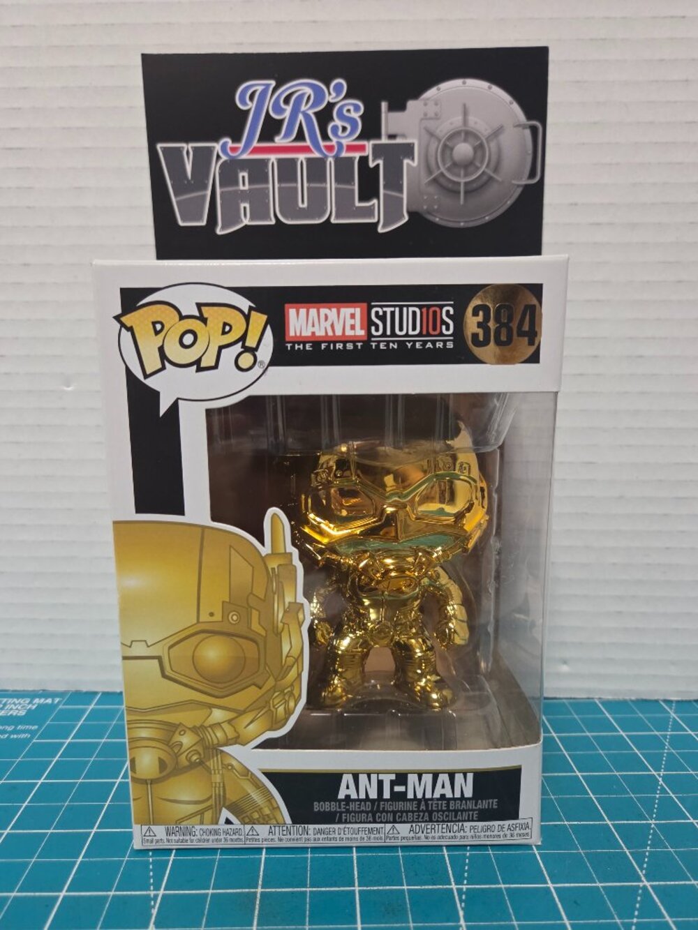 Funko POP Marvel 10 First Years MCU Gold Ant-Man 384 Vinyl Figure